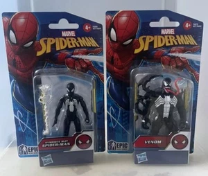 Marvel Epic Hero Series :Symbiote Suit Spider-Man & Venom 4" - Picture 1 of 15