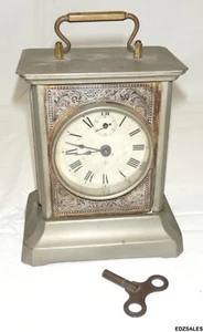 Junghans Musikalischer Wecker Kutschenuhr Vintage Deutsche Tischuhr - Bild 1 von 9
