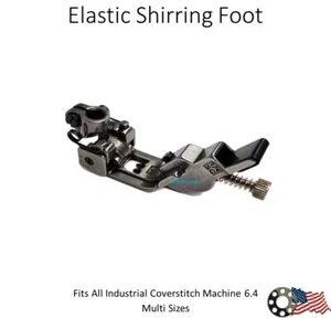 New Elastic Shirring Foot 3/8 for Coverstitch Machine 6.4 - Picture 1 of 4
