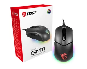 MSI CLUTCH GM11 WHITE Gaming Mouse '2-Zone RGB, upto 5000 DPI, 6 Programmable... - Picture 1 of 1