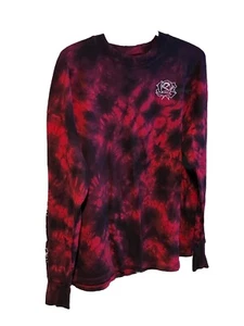 Empyre Red tie-dye Long Seeve Shirt Size Lrg GUC - Picture 1 of 7