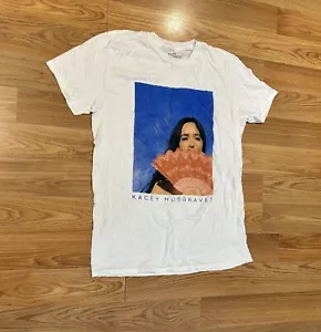 Kacey Musgraves Shirt White Retro Singer Music Cotton Unisex Size Large - Picture 1 of 10