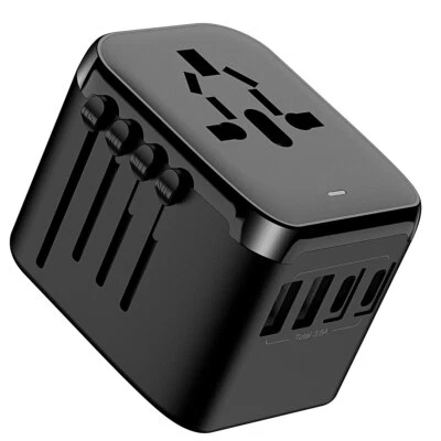 Universal International Travel Adapter USB Type-C Charger Wall Power Converter - Image 1 of 4