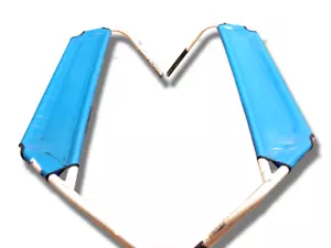 Hobie 17 Slip On Wing Trampolines Set- Textilene 90 Lake Blue Mesh - H17 Wings - Foto 1 di 3
