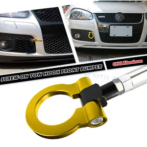 Gancho de remolque CNC dorado estilo carreras en pista para BMW F30 F32 F10 3 4 5 Series X3 X5 X6 - Imagen 1 de 13