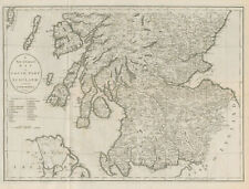"A new & correct map of the South part of Scotland?" by John CARY 1789 old