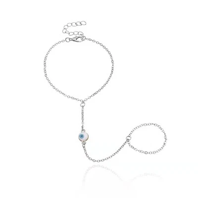 Moda Mujeres Joyería Creativa Pulsera de Dedo Lindo Mal de Ojo Lucky Protect 0594 Foto 1 de 4