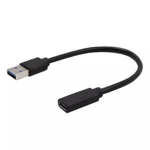 USB C female to USB 3.0 male cable adapter 20cm for PC computer laptop - Picture 1 of 3