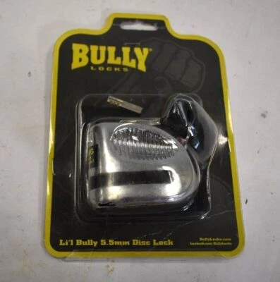 Bully Locks DISC CHR 1 LIL Bully 5.5mm Disc Lock - Chrome 132223 Bully Lock - Image 1 of 4