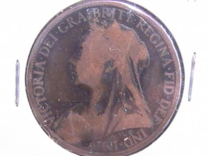 UK GREAT BRITAIN 1897 PENNY - Picture 1 of 4