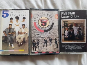 3 X FIVE STAR CASSETTE Collection in VERY GOOD++ condition - Picture 1 of 11