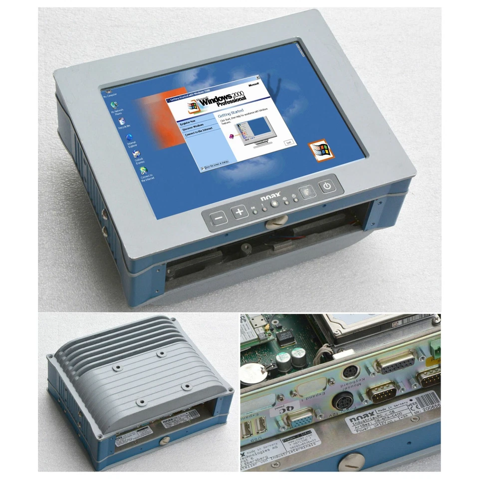 Ordenador Windows 2000 Noax Monoblock 8" 21cm Pantalla Táctil C8 2x RS-232 12V + 230V Foto 1 de 1