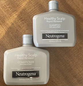 Neutrogena Healthy Scalp Lrapid Renewal Shampoo + Conditioner With Pea Protein - Picture 1 of 4