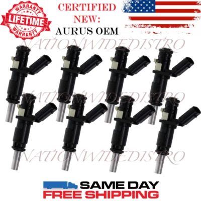 8x Novos Injetores de Combustível AURUS Fabricante de Equipamento Original para 06-15 Mercedes-Benz CLS CL550 CLK 350 E550 - Imagem 1 de 4