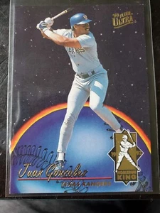 ⚾ 1993 Fleer Ultra Baseball "Home Run Kings" Insert #1 Juan GONZALEZ ⚾ MINT - Picture 1 of 2