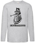 T-shirt hommes à manches longues Exterminate Ryan Doc Doc Doctor Dr. Fun Dalek Daleks Who