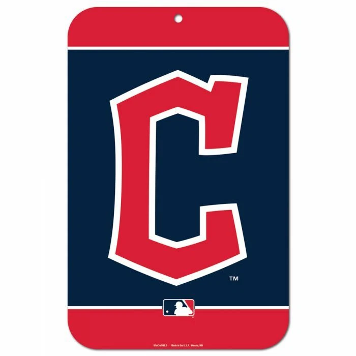 CLEVELAND GUARDIANS 11"X17" PLASTIC SIGN MLB LICENSED DURABLE POSTER - Image 1 of 1