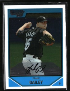 Frank Gailey 2007 Bowman Draft Picks & Prospects #BDPP39  Baseball Card