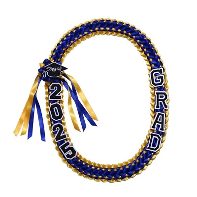 Collar Trenzado Graduación Leis 2025 Borla Honor Cordones Cinta Leis Foto 1 de 4