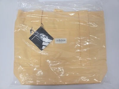 Adidas Canvas Court Tote Bag Yellow New With Tags - Image 1 of 4