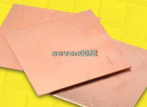 2 x 100 x 200 mm 99,9 % cobre puro Cu placa de chapa nueva - Imagen 1 de 1