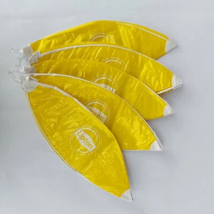 5 x LIPTON Beachball Wasserball gelb/transparent Strandball Urlaub Sand Wellen - Bild 1 von 8