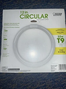 FC12T9/WW, FEIT ELECTRIC, 12'' T9 Circular Fluorescent Lamp, Bright 3000K/32W - Picture 1 of 3
