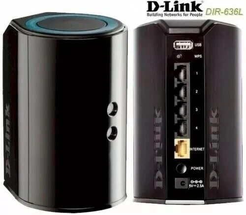 D-Link DIR-636L Wireless N300 4-Ports Gigabit Wifi Cloud Router - Image 1 of 1