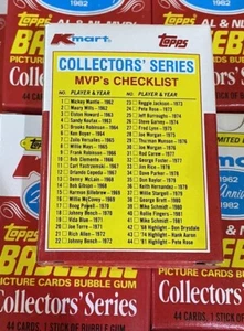 1982 Kmart Topps 20th Anniversary Complete Baseball Card Set x1 - Picture 1 of 2