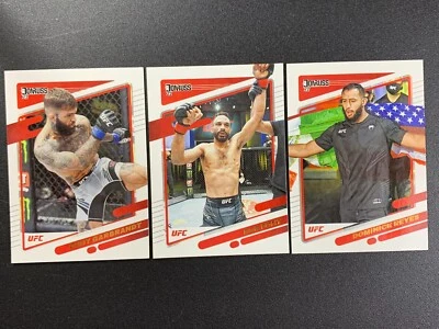 UFC Cody Garbrandt 7 + Rob Font 8 +  Dominick Reyes 9  Donruss UFC Card 2022 - Image 1 of 2