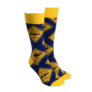 Sock Society Novelty Socks Unisex One Size Road Signs Black 52523 - Picture 1 of 1