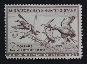 CKStamps: US Federal Duck Stamps Collection Scott#RW20 $2 Mint H OG  - Picture 1 of 2