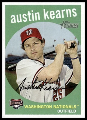 Austin Kearns 2008 Topps Heritage #179 Washington Nationals - Image 1 of 2