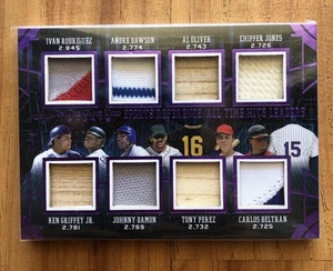 2024 Leaf In The Game Used All Time Hits Leaders MLB 3/7 Patch 16 Relic Card - Picture 1 of 2