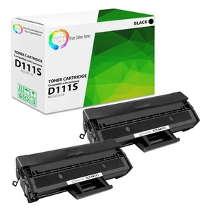 TCT 2 Black MLT-D111S Toner Cartridges For Samsung Xpress SL-M2020 SL-M2070 - Picture 1 of 6