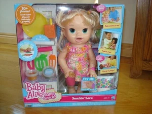 Baby Alive Super Snacks SNACKIN SARA Brand New In Box - Picture 1 of 10