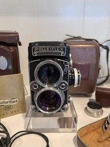Cámara RolleiFlex 2.8E 1959 80 mm F2.8 TLR con 80 mm CZ plana, estuches, filtros ++ - Imagen 1 de 22