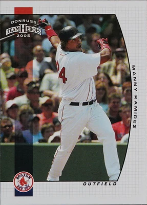 2005 Donruss Team Heroes Baseball Manny Ramirez #63 - Image 1 of 2