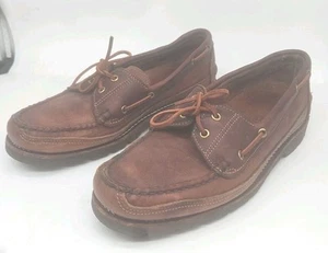 Orvis by Gokey Made In USA Size 13 Men's Leather Deck Shoes Very Nice - Bild 1 von 7