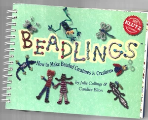 Beadlings Make Beaded Creatures & Creations Pattern Book Julie Collings C Elton - Imagen 1 de 2