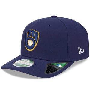 New Era Herrenmütze marineblau Milwaukee Brewers Player Replica 9SEVENTY verstellbar - Bild 1 von 6