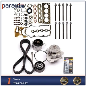 Fits 09 Chevrolet Aveo5 1.6 Head Gasket Set Timing Belt Kit Water Pump Tensioner - Picture 1 of 8