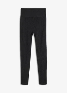 Seamless Leggings mit Struktur Gr. L Schwarz Damen-Hose Pants Neu* - Bild 1 von 1