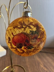 OLD WORLD CHRISTMAS INSIDE ART THANKSGIVING THEME - Picture 1 of 5