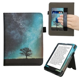 PU Leather Case with Stand, Strap for Amazon Kindle Paperwhite 2024 Colorsoft - Afbeelding 1 van 8