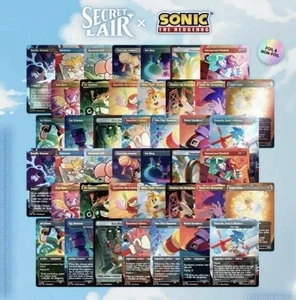 PREVENTA MAGIC THE GATHERING SECRET LAIR X SONIC PAQUETE 100% COMPLETO - Imagen 1 de 1