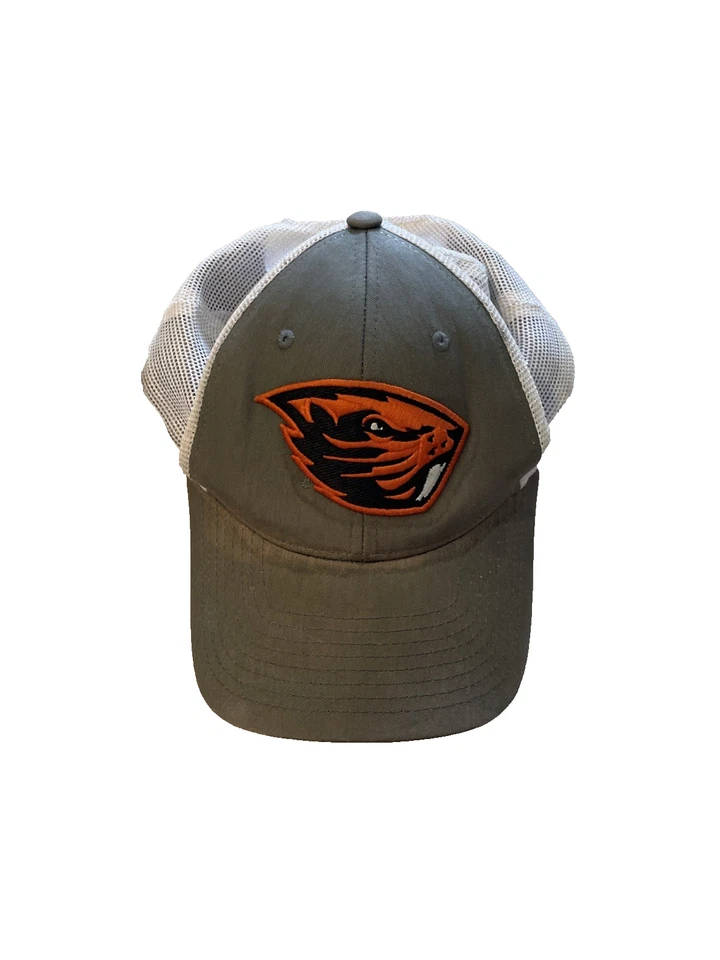 Zephyr NCAA Oregon State Mens Hat Cap Snap Back Mesh Back Gray - Image 1 of 4