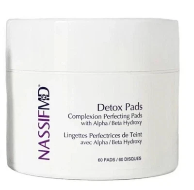 NassifMD 60-count Detox Pads Original Complexion Perfecting-New/Sealed - Image 1 of 4