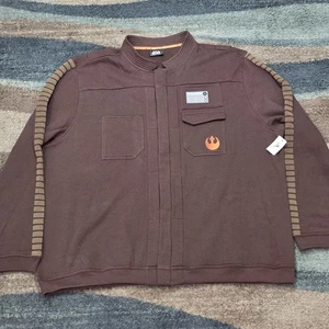 Chaqueta Rebelde de Star Wars Galaxy's Edge Marrón 3XL XXXL Parques Disney NWT - Imagen 1 de 6