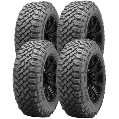 (QTY 4) LT255/75R17 Falken Wildpeak M/T01 111/108Q Load Range C Black Wall Tires Foto 1 de 4